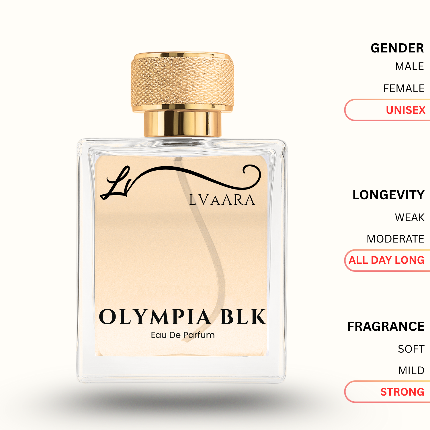OLYMPIA BLK | INSPIRED BY OLYMP*A BL*CK BY RAB*NNE | EDP | UNISEX