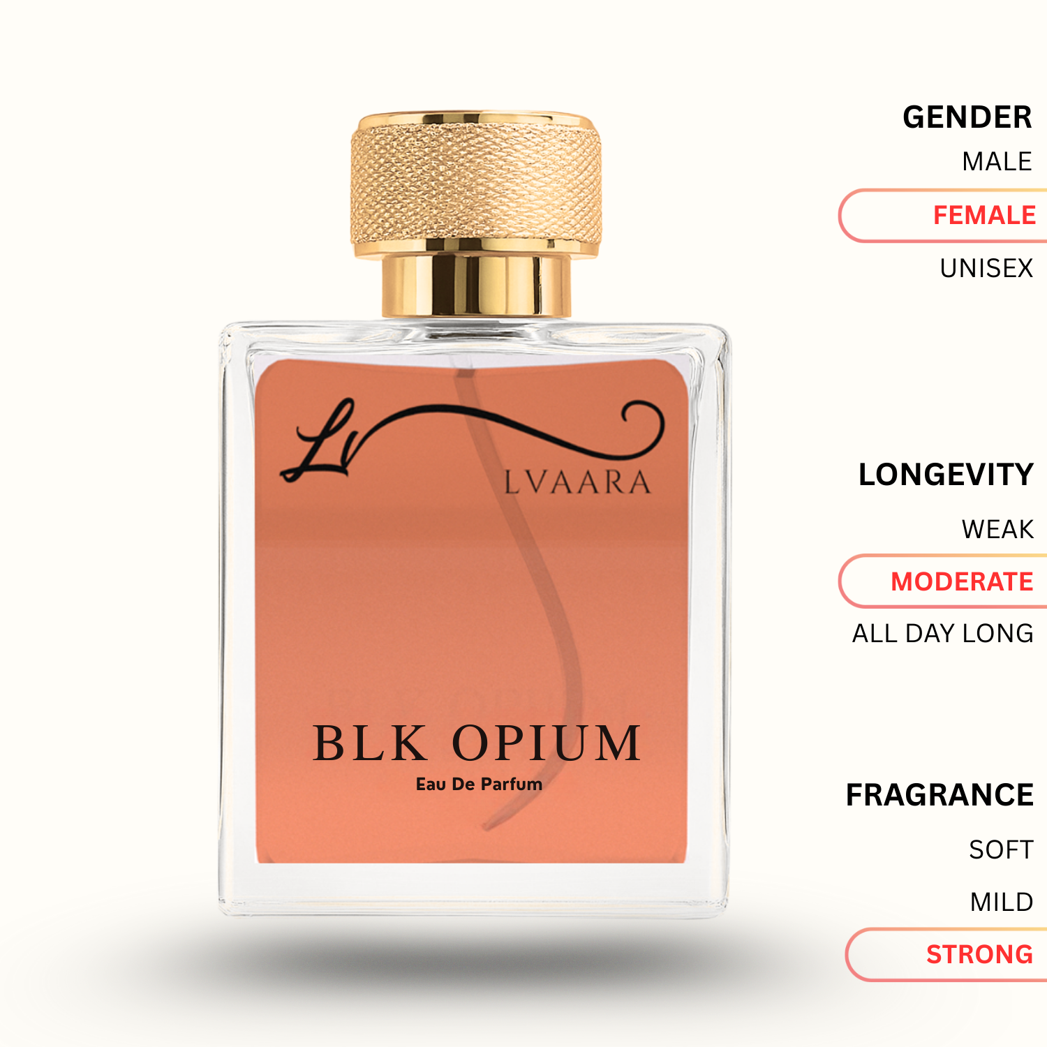 BLK OPIUM | INSPIRED BY BL*CK OPI*M BY Y*SL | EDP | FEMALE