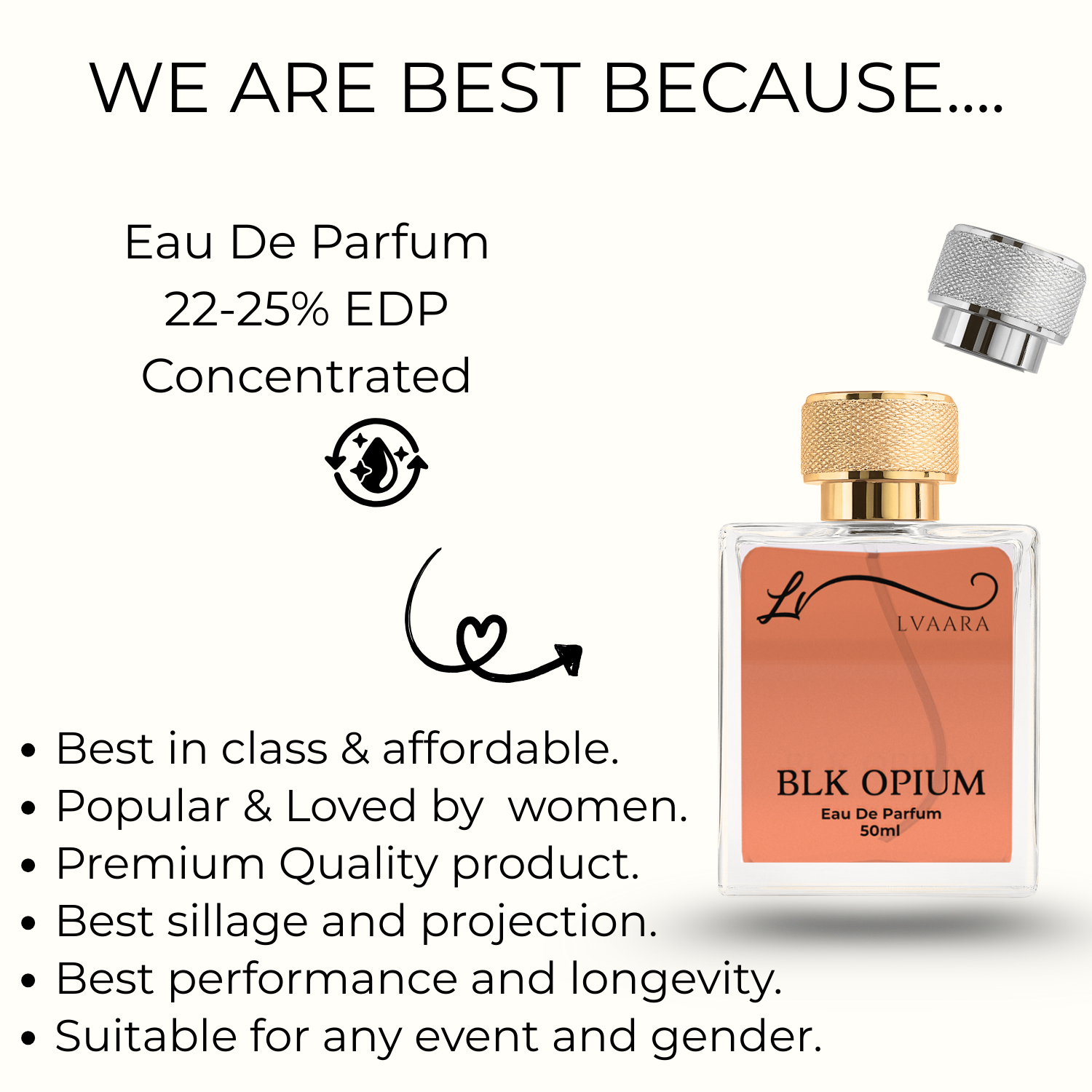 BLK OPIUM | INSPIRED BY BL*CK OPI*M BY Y*SL | EDP | FEMALE